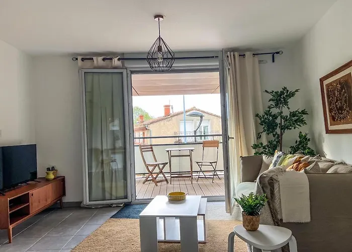 Appartement Confortable T2 Pour 4 Voyageurs, Parking Prive Et Terrasse Toulouse