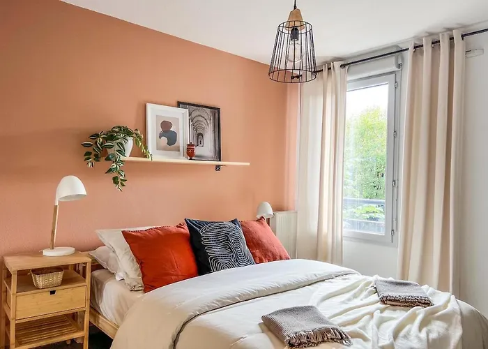 Confortable T2 Pour 4 Voyageurs, Parking Prive Et Terrasse 圖盧茲